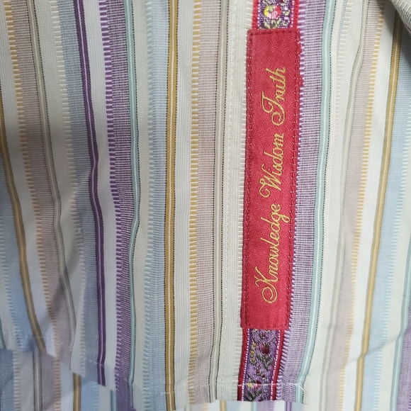 Robert Graham Multi-Color Stripe Button Down Shirt - Picture 6 of 11